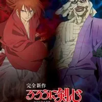 Постер аниме Бродяга Кэнсин: Новая киотская арка